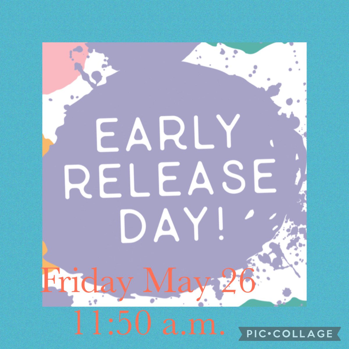 mark your calendars @EESpanthers #earlyrelease #thisfriday 😎