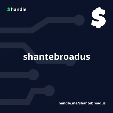 $shantebroadus sold on jpg.store for ₳7 ($2.57)

Seller: $derdey