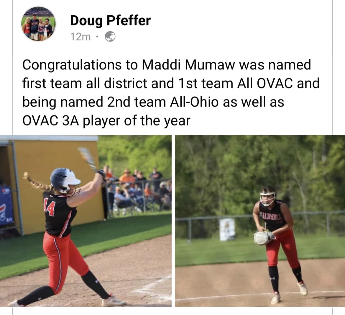 We’re very proud of you , Madi !