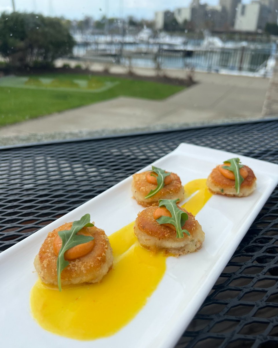 Our Cod Cakes are almost too pretty to eat.