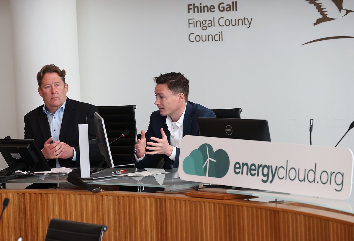 EnergyCloud.org (@energycloud_org) on Twitter photo 📣 <a href="/Fingalcoco/">Fingal County Council</a> has became the first local authority in Ireland 🇮🇪 to partner with <a href="/EnergyCloud_org/">EnergyCloud.org</a> to provide renewable energy to Council tenants that would otherwise be wasted
<a href="/AnnMarieFingal/">AnnMarie Farrelly</a> <a href="/robertburns73/">Robert Burns</a> <a href="/davestorey18/">Dave storey</a> <a href="/DarraghOBrienTD/">Darragh O'Brien</a> <a href="/TubaHG/">Cllr Howard Mahony.</a> <a href="/AlanFarrell/">Alan Farrell</a>
#EnergyCloud 📣 <a href="/Fingalcoco/">Fingal County Council</a> has became the first local authority in Ireland 🇮🇪 to partner with <a href="/EnergyCloud_org/">EnergyCloud.org</a> to provide renewable energy to Council tenants that would otherwise be wasted
<a href="/AnnMarieFingal/">AnnMarie Farrelly</a> <a href="/robertburns73/">Robert Burns</a> <a href="/davestorey18/">Dave storey</a> <a href="/DarraghOBrienTD/">Darragh O'Brien</a> <a href="/TubaHG/">Cllr Howard Mahony.</a> <a href="/AlanFarrell/">Alan Farrell</a>
#EnergyCloud