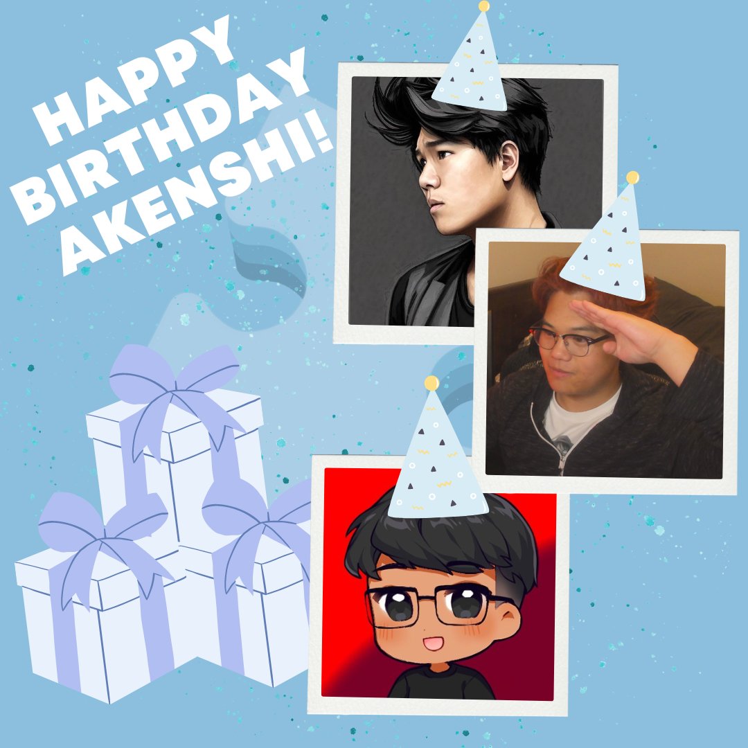 Happy Birthday to one of our Content Creators
@Akenshi_HD !! 

We can't wait to see how you grow in the future and continue to bring smiles to all your viewers!! 

Akenshi will be doing a birthday stream today on his channel so please swing by and say hi~  twitch.tv/akenshihd