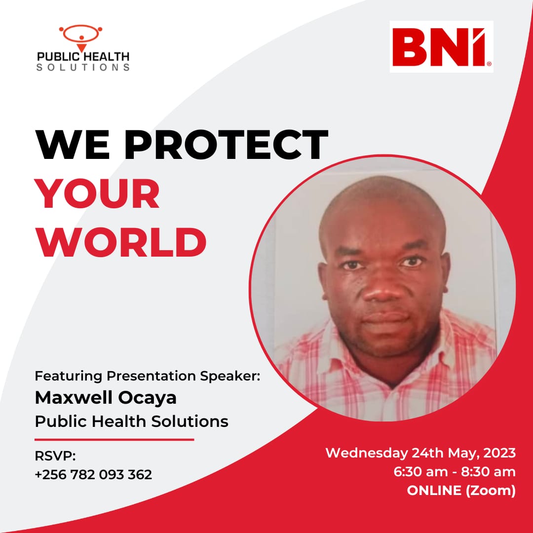 This week in BNI: join Maxwell Ocaya as he presents on 24th May. To join BNI: lnkd.in/djKuJ6xn #bnireferralsatwork, #bnireferralsource, #bnireferralsinmotion