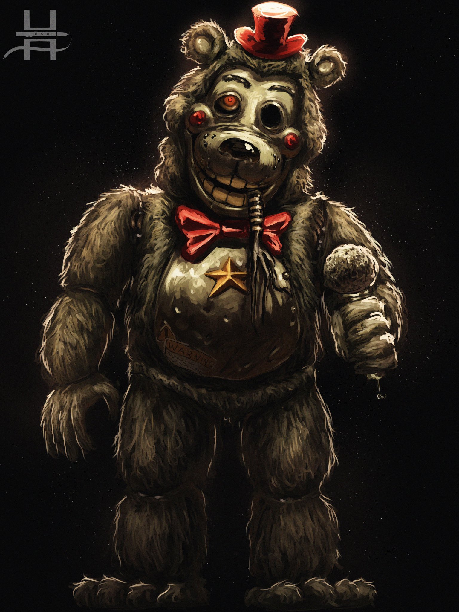 HushPuppyArt SLOTS FULL on X: Nightmare Foxy⁉️ #FNAF #fnaffanart #digitalart / X