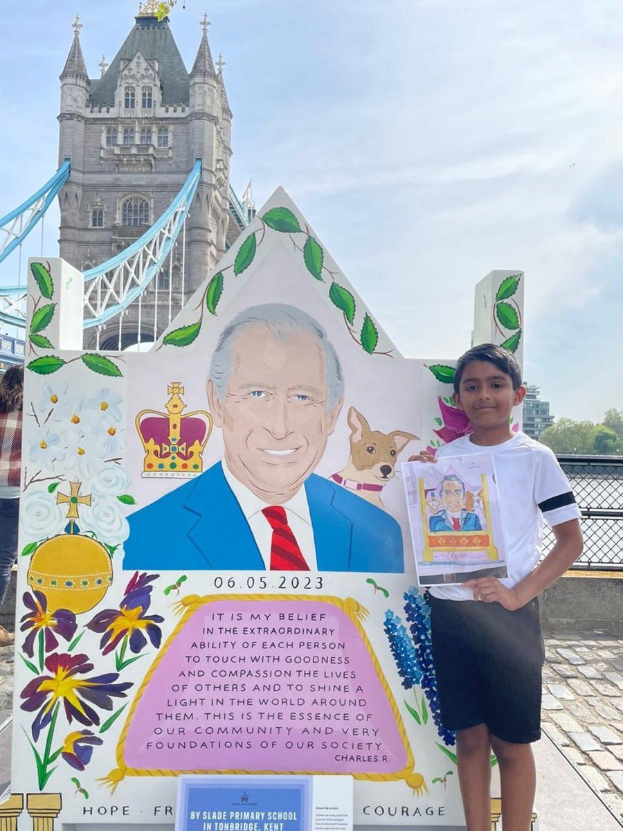 Blowing my own trumpet time 🎺 Brentwood and Aldershot Press coverage and the lovely Saivarun showing his original design. #towerbenches #toweroflondon #alderwood #aldershot #brentwoodgazette #essexlivenews #essexlive #wildinart #hrplearning #hrpalaces #kingcharles #tonbridge