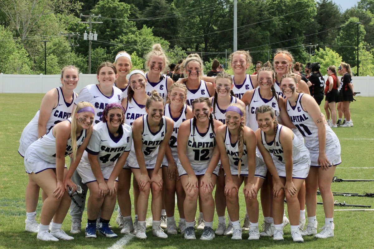 What a season! Toughest schedule in program history, trip to Memphis, finishing 2nd seed in the OAC, winning the OAC tournament, Lexington, VA for NCAA’s! Thank you for following along our 2023 season! We appreciate all of our supporters and ready to CRUSH 2024! #CapLax 💜🏆💍
