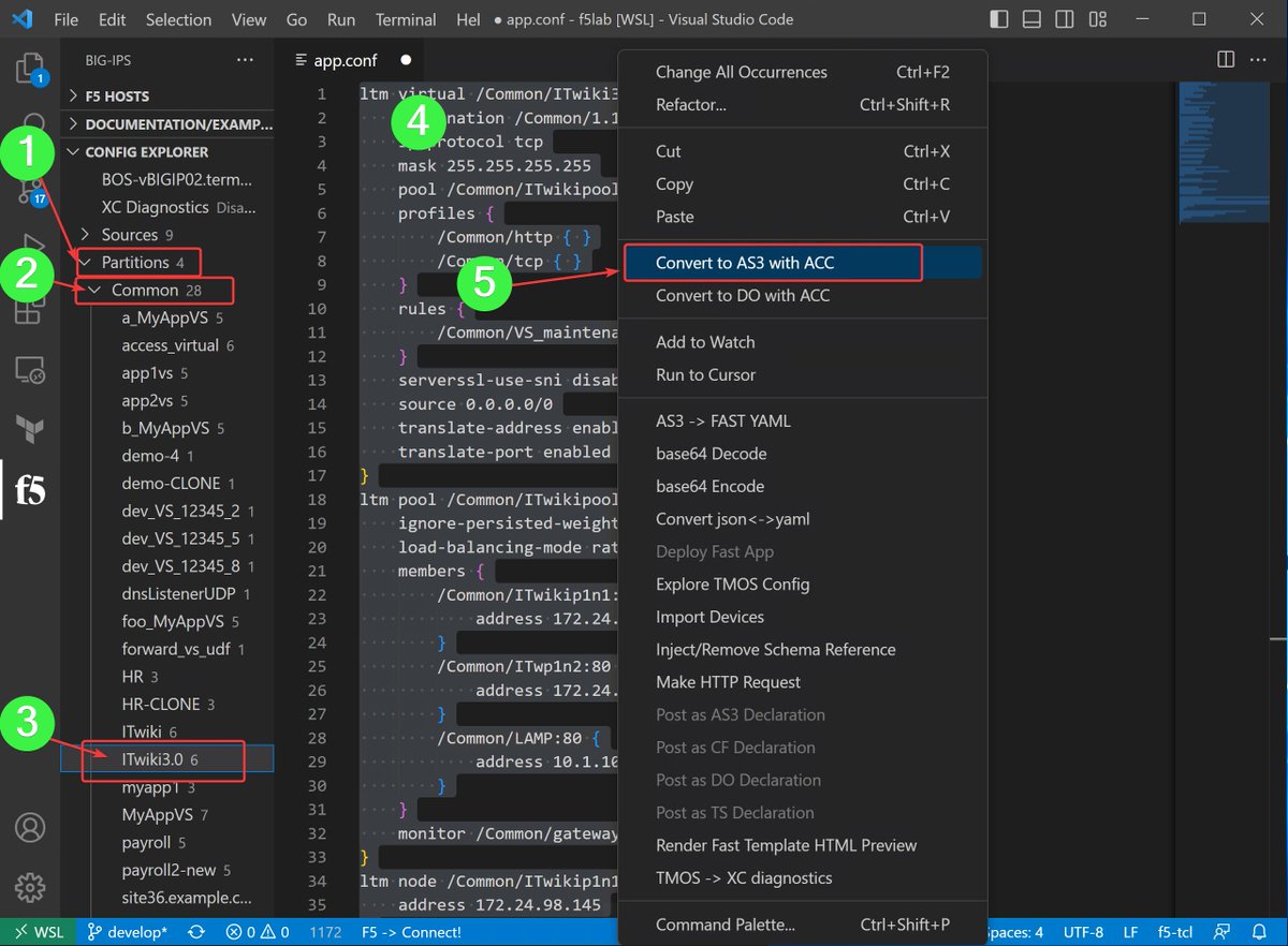 If you have heard about the new way to deploy applications using AS3, but aren't familiar with JSON or the structure of an AS3 file, then check out the F5 Extension and F5 ACC extension for VSCode. #f5 #big-ip #automation bit.ly/43llKKG