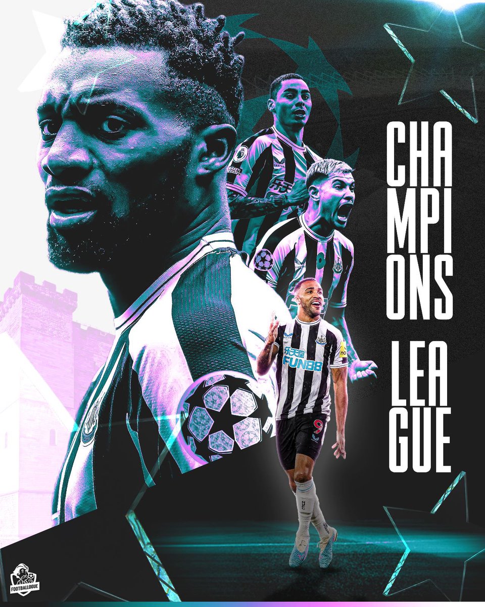 Footballogue's tweet photo. 🚨 OFFICIEL !

NEWCASTLE FAIT SON RETOUR EN LIGUE DES CHAMPIONS POUR LA PREMIÈRE FOIS DEPUIS 21 ANS ! 🖤🤍 https://t.co/4j5CR3TVEh