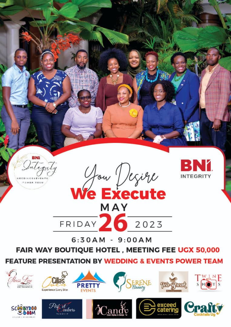 You are invited! You cannot afford to miss this event's power team presentation this week! Friday, May 26, 2023, 6:30 a.m. To join BNI: lnkd.in/djKuJ6xn #bnireferralsatwork, #bnireferralsource, #bnireferralsinmotion