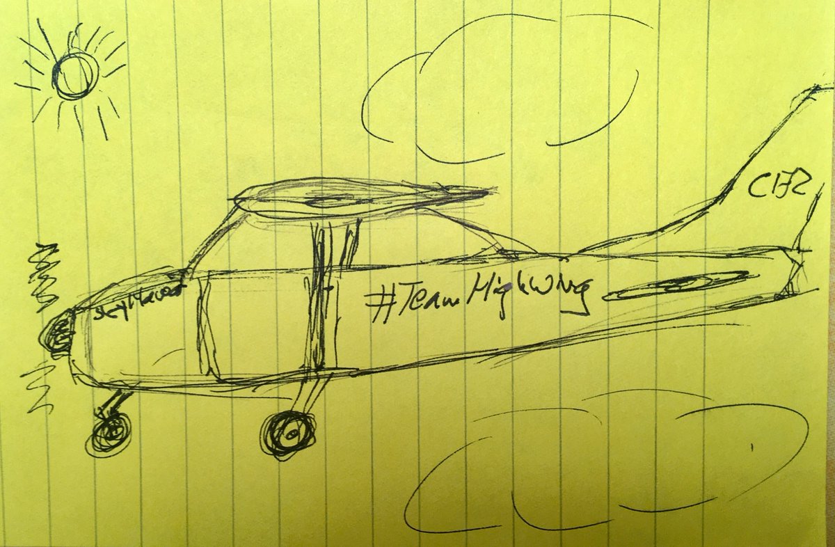 #FlightDeckMonday #TeamHighWing meeting notes… uh.. doodling…