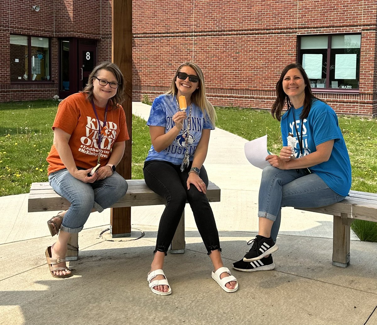 jm_kiel's tweet photo. Our staff took some time on this beautiful day to enjoy an ice cream treat, each other’s company, and our last Monday of the school year! https://t.co/NCGHHrXFdS