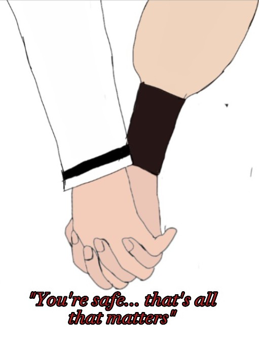 NoirWolf2's tweet photo. "You're Safe... that's all that matters" #RWBY #RWBYfanart #RubyRose #BlakeBelladonna #rwbyladybug https://t.co/tEjvFMJlRR