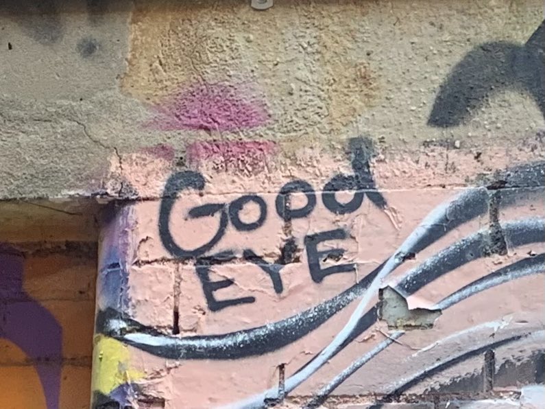 I’ll use my #goodeye #goodeyes #good #eye #eyes #glasses #optometrist #optometry #melbourne #graffiti #slogangraffiti @graffiterati @sevenbreaths