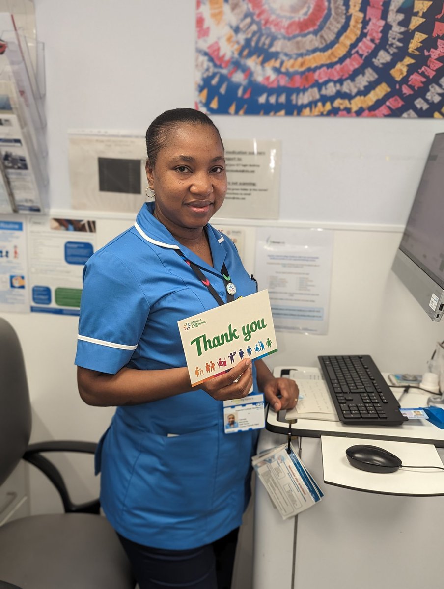Let's all celebrate @Fatmata41357700 who 'Made a Difference' to an unwell patient with complex mental health conditions on Charles Pannett Ward, for showing kindness and compassion. Stating 'Fatmata is a true asset to Charles Pannett' #genvasc @Clarencesjones @SigsworthJanice