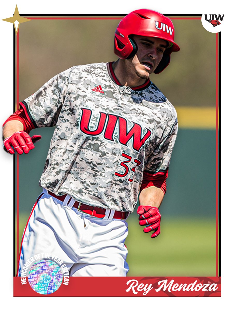 The most RBIs in the conference earned him 2023 Southland Baseball NEWCOMER OF THE YEAR:

Rey Mendoza, UIW

#EarnedEveryDay