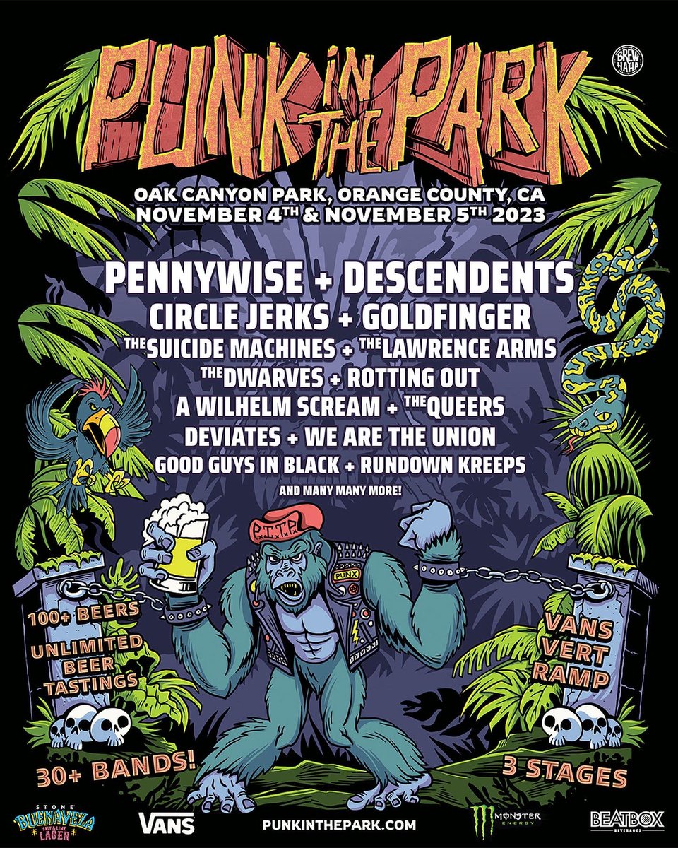 🚨SEE YOU IN NOVEMBER ORANGE COUNTY!🍊🤯 <a href="/punk_inthepark/">Punk in The Park</a>