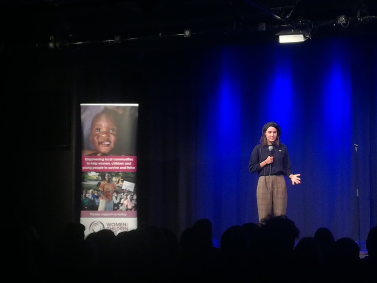 WCF_UK's tweet photo. Last but definitely not least, hilariously good @lararicote! #crackingcomedy https://t.co/8Tu3a891LI