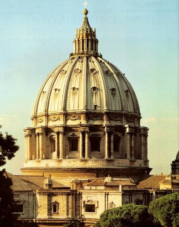 📣 ¡La cúpula de San Pedro del Vaticano es impresionante! 😍 ¿Has tenido la oportunidad de visitarla? 🤔 #SanPedro #Vaticano #ArteSacro #arquitectura 🙏