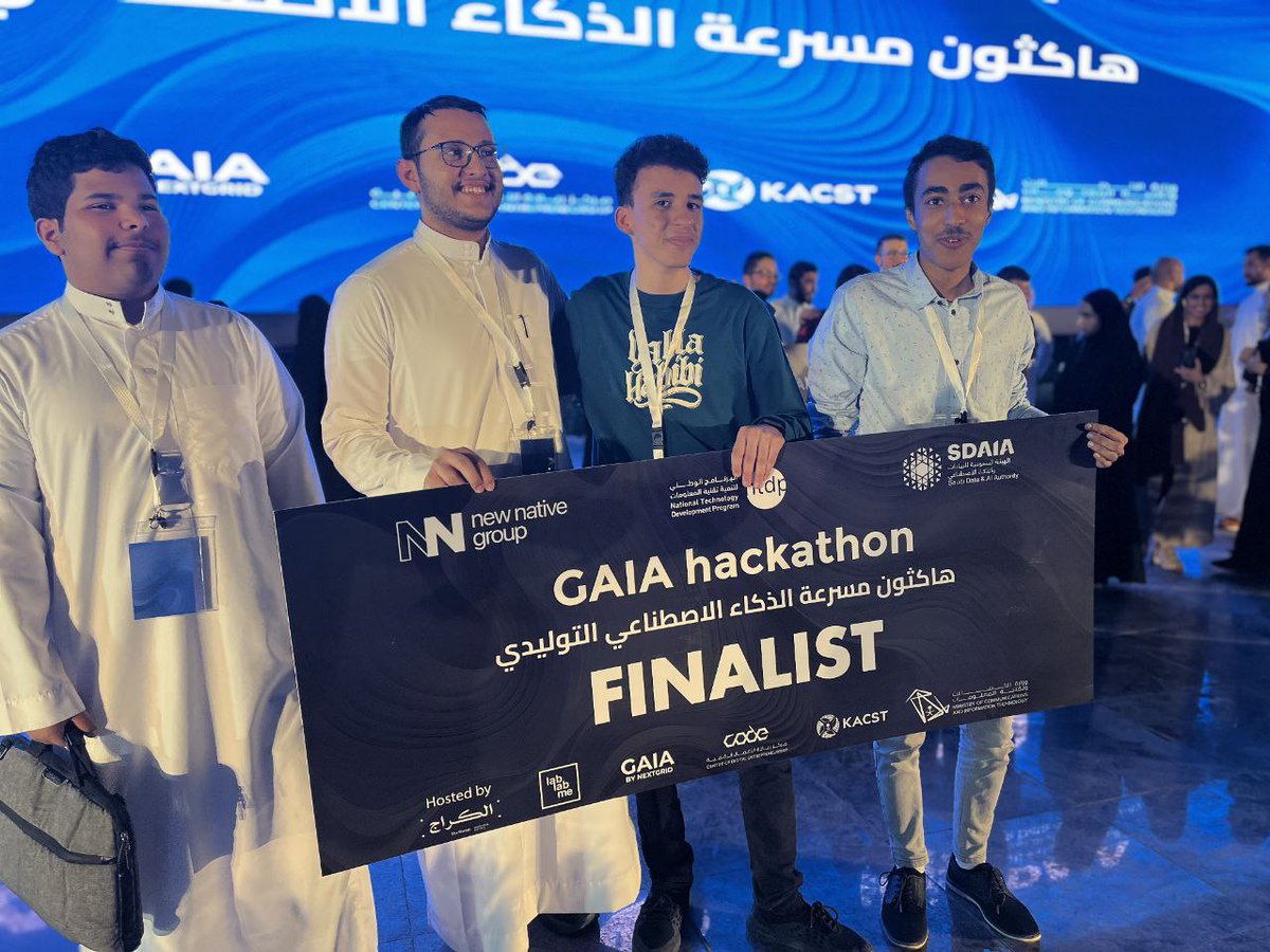 HamzaElkotp's tweet photo. I'm happy to achieve the Finalist in #gaia_hackathon and I'm happier to meet these nice friends. It was an exciting experience lasted for four amazing days. All thanks for @lablabmena , all organizers, experts and technicals for this wonderful #hackathon
#gaia #lablabme #lablabai https://t.co/0xtGC643HM