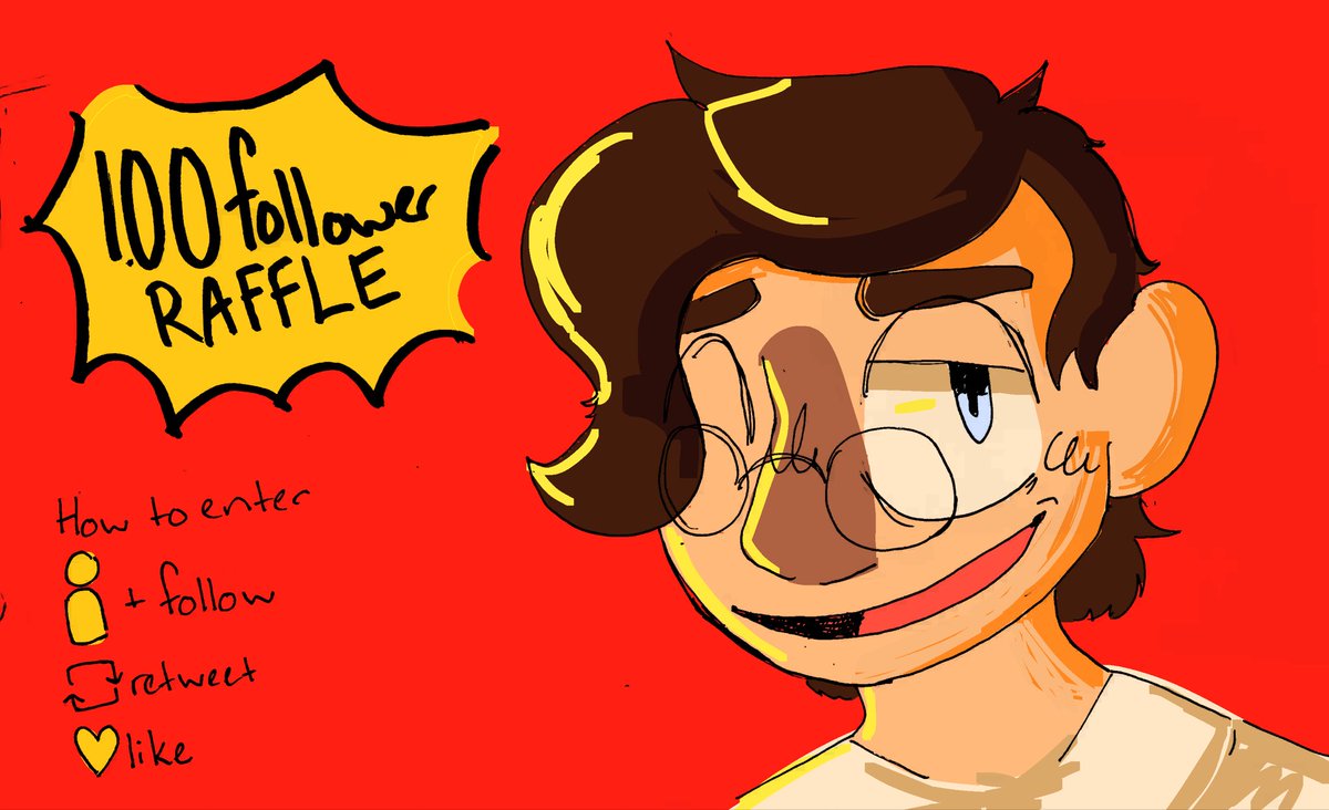 Y’all it’s happening! Thanks for 100 followers, I’ll be hosting a raffle. 

The winner will get a fully shaded bust of anything of their choice (sfw and no gore please)

Just like, retweet and follow and I’ll enter you!