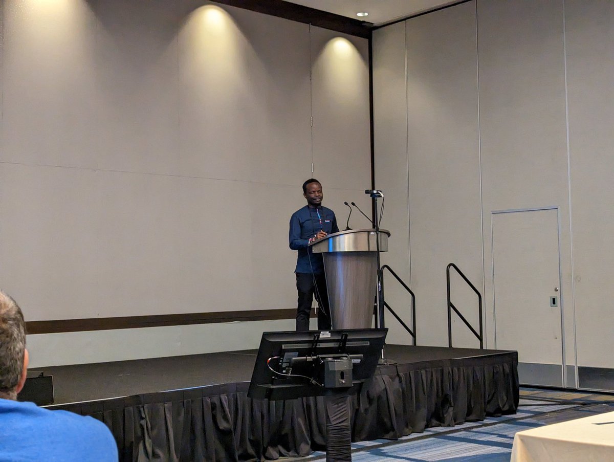Now up <a href="/IEEESSP/">IEEE S&P</a>... <a href="/collinsmunyendo/">Collins Munyendo</a> presentation his award winning research on security and privacy at cyber cafes in Kenya.
