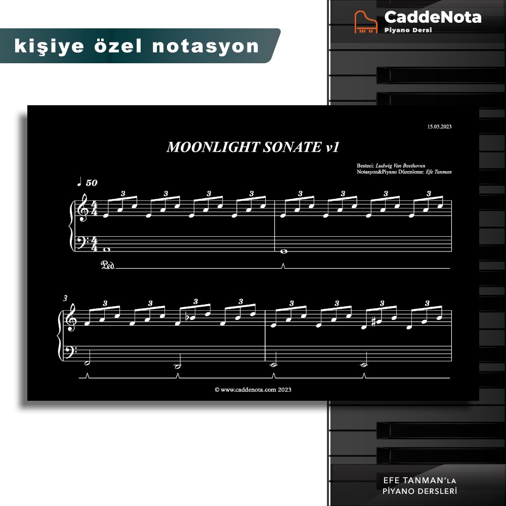 🎶 Fırından yeni çıktı. Her öğrencinin seviyesine uygun özel olarak yazdığım notalar
🎶
#piyano #klavye #piano #piyanist #pianist #müzik #pianonotes #musicnotes #efetanman #caddenota #notation #lvbeethoven #beethoven #moonlightsonata #ludwigvanbeethoven #ayışığısonatı