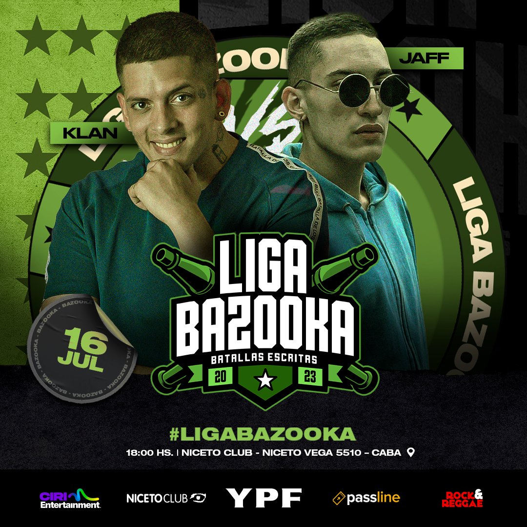 El próximo domingo 16 de julio, Bazooka pondrá sobre el escenario cinco batallas que redefinirán casi por completo el Top Argentino de esta disciplina -con el agregado de un internacional que muchos querían ver en este formato. Conocé todos los cruces acá  ⬇