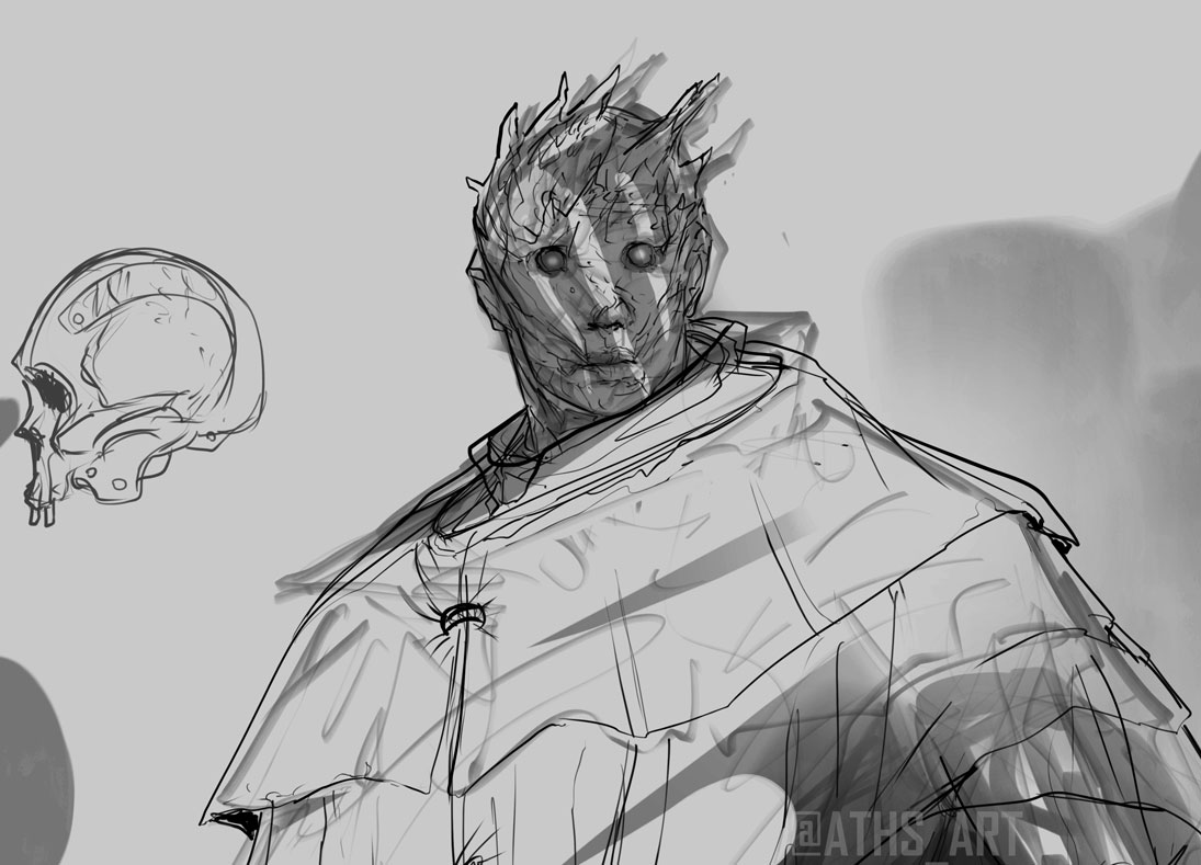 Aths_Art's tweet image. Working on a dbd Wraith illustration! WIP sketch.
#DeadbyDaylight #Wraith #sketch #dbd