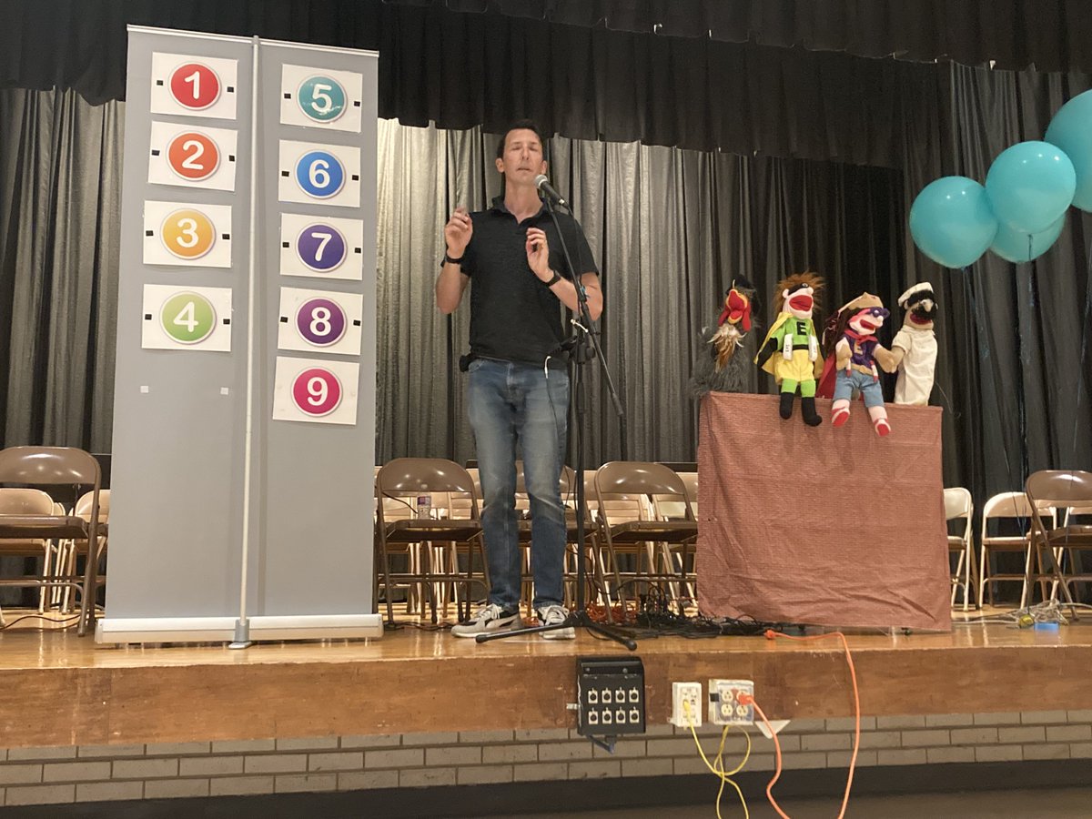 Allergy Awareness Week:  It was great to have Kyle Dine back this year to kick off Grafflin's Allergy Awareness Week.  Mr. Dine engaged students in song and movement, an interactive quiz, and puppet role playing as they learned about food allergies.