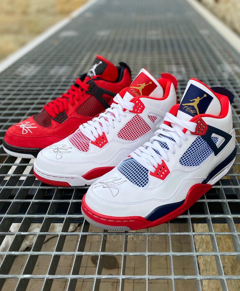 Carmelo Anthony x Air Jordan 4 “London Olympics” PEs 🇬🇧 #STAYME7O