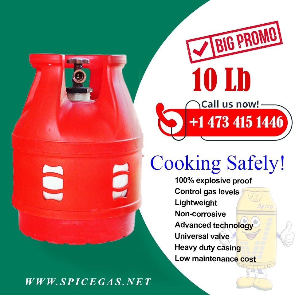 SpicegasG's tweet photo. Have you been looking for the perfect cooking gas cylinder for your kitchen? Look no further! #SPICEGAS has you covered with our newest 10 lb Composite Cooking Gas Cylinder. Now you can enjoy the ultimate cooking experience without sacrificing your budget. https://t.co/GnfG35E3AR