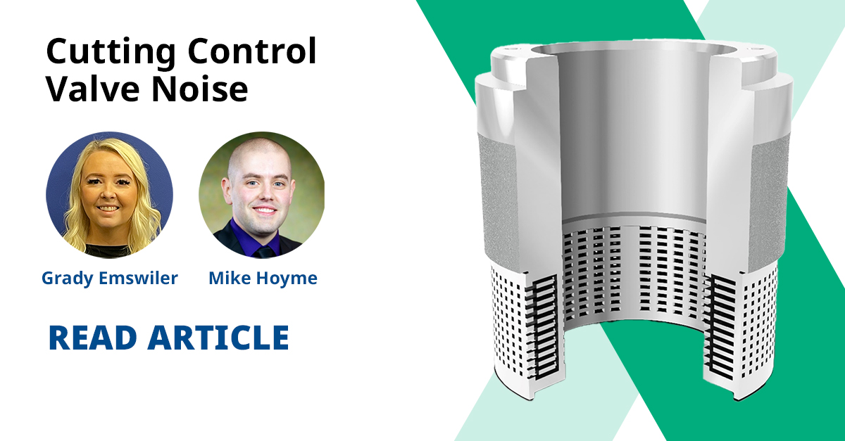 Fisher Valves on Twitter "A new solution for control valve noise uses