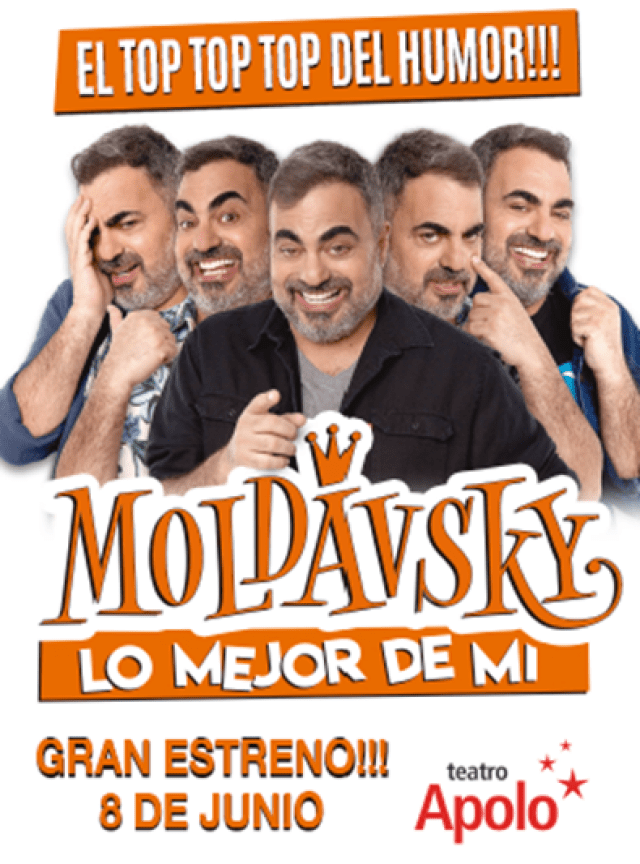 EL HUMORISTA ROBERTO MOLDAVSKY ESTRENARÁ EL 8 DE JUNIO SU SHOW «LO MEJOR DE MÍ», EN EL TEATRO APOLO DE LA CIUDAD DE BUENOS AIRES. ift.tt/frZhOn4