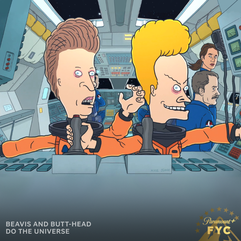 paramountplus's tweet photo. Behind the stupidity, Beavis and Butt-Head Do the Universe "is one of the smartest comedies in recent memory."

#FYC - Outstanding TV Movie | BEAVIS AND BUTT-HEAD DO THE UNIVERSE on Paramount+
#Emmys