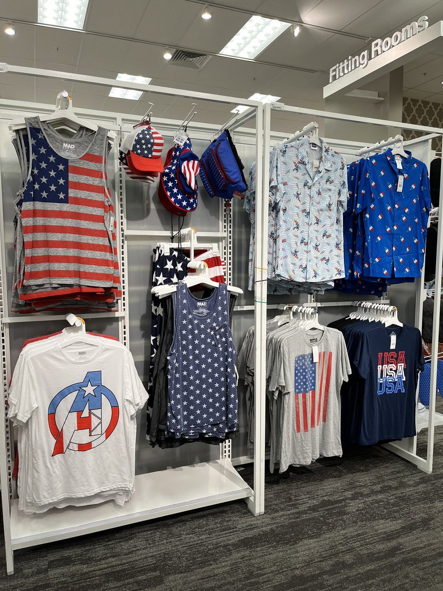 Have you spotted these 4th of July styles yet? ❤️🤍💙 BBQ ready! 👨🏻‍🍳 #Target #4thOfJuly #TargetStyle #CatandJack #ShadeandShore #T3356