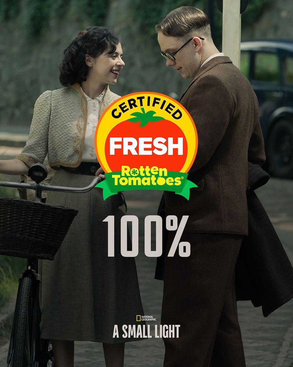 The reviews are in…. 
#ASmallLight is 1️⃣🍅🍅% #CertifiedFresh!