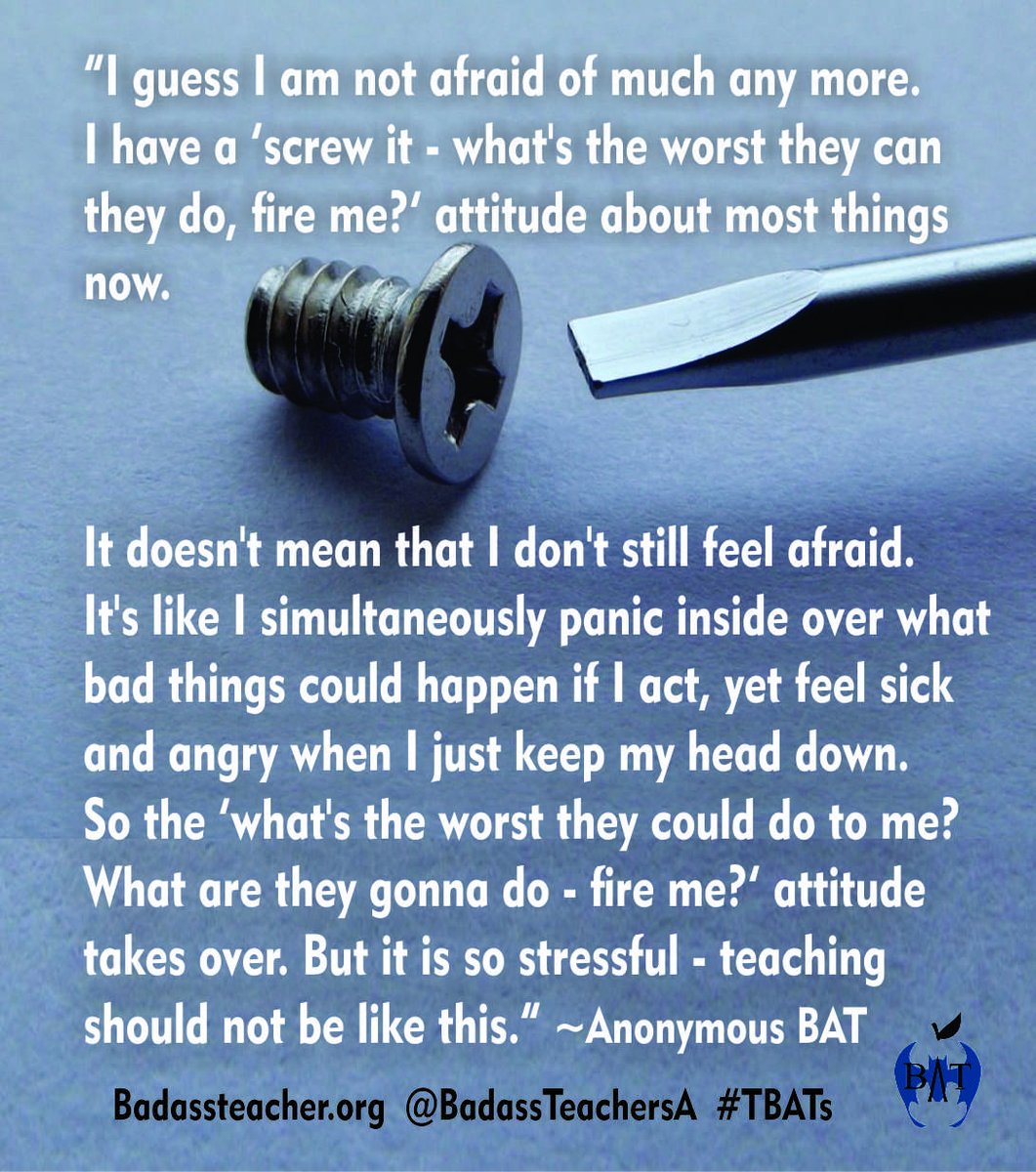 Teachers are tired of culture war attacks &amp; political interference! With job openings everywhere this is a good time to speak up &amp; move on. #TeacherShortage #TBATs <a href="/ColoradoBATsA/">ColoradoBATsA</a> <a href="/UtahBATs/">UtahBATs</a> <a href="/NewMexicoBATs/">NewMexicoBATs</a> <a href="/NVBats/">NVBATs</a> <a href="/CaliBats/">Cali Bats</a> <a href="/OregonBATs/">OregonBATs</a> <a href="/AlaskaBATs/">AlaskaBATs</a> <a href="/WaBATs_/">Wa Badass Teachers A</a> <a href="/hawaiibats/">@HawaiiBATs</a>
