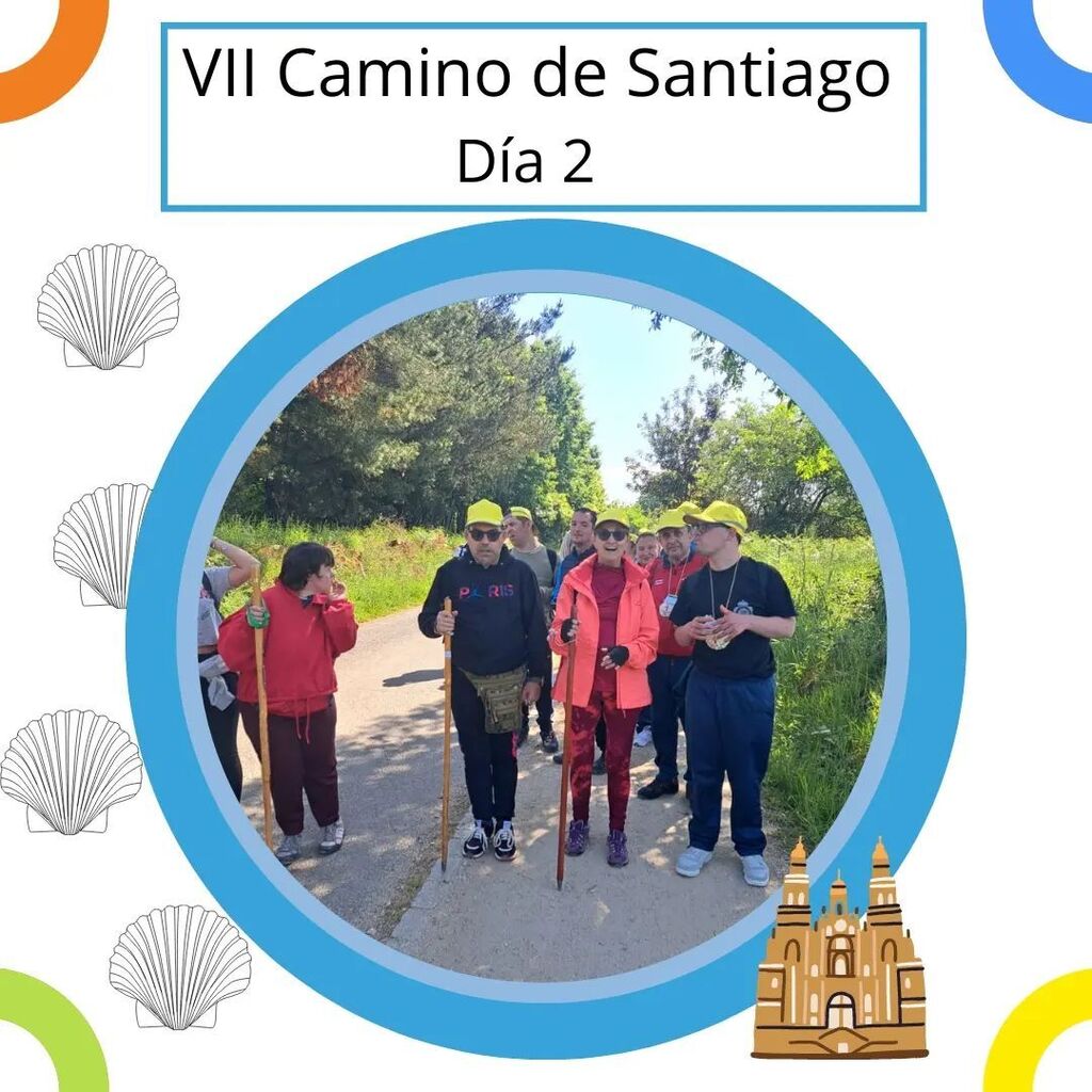 Tras el desayuno y una rutina de ponernos guapos y guapas, hemos montado en las furgonetas y nos hemos trasladado hasta Portomarín. Hemos visitado el precioso pueblo, su iglesia y sus vistas que dan al río.

Hemos pasado por Ventas de Narón donde hemos c… instagr.am/p/Csj3FZ4t1cA/