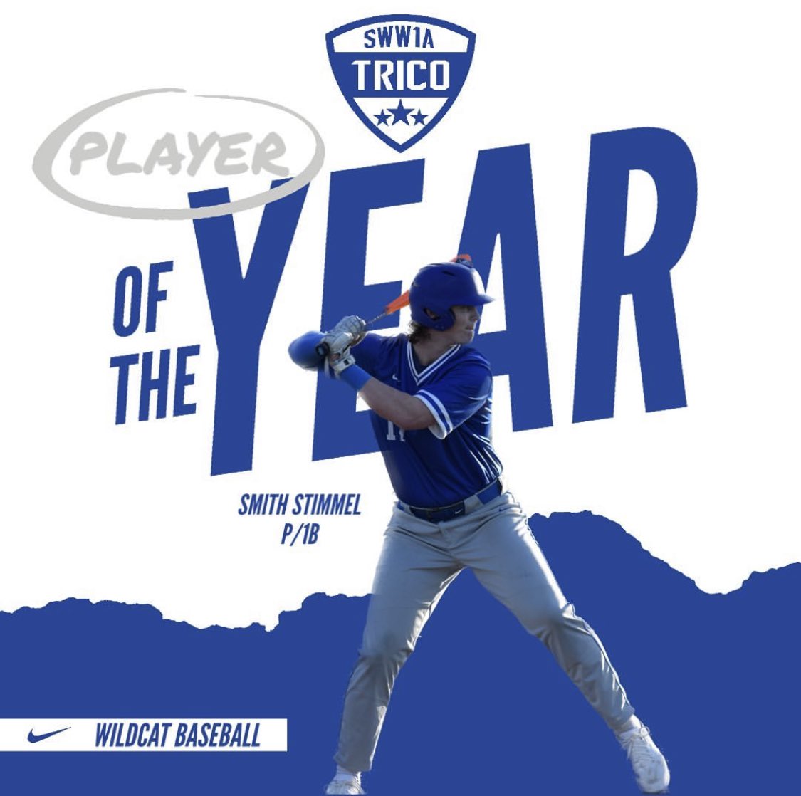 Smitty__54's tweet photo. P/1B Smith Stimmel ‘24 3.9 GPA
2023 Junior Season 

Batted: 
- League .410 avg 18 RBI 16 Hits
- Districts .625 avg 8 RBI 5 Hits
- Regionals .667 avg 2 RBI 4 Hits

Pitched: 
4-1 record, 24.2in, 4ER, 1.13 ERA, 7BB

2023 1A TriCo Player of the Year
2023 1A District 4 champions https://t.co/moow19VkCD