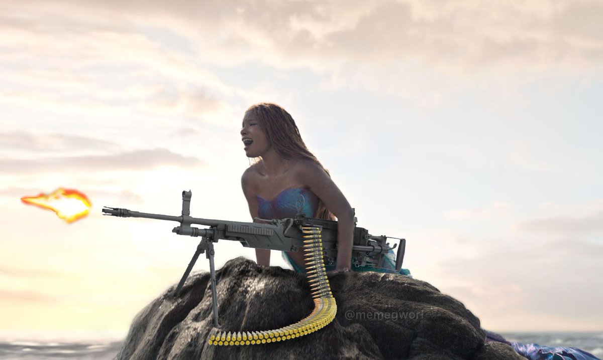 Who wants the smoke?! #TheLittleMermaid