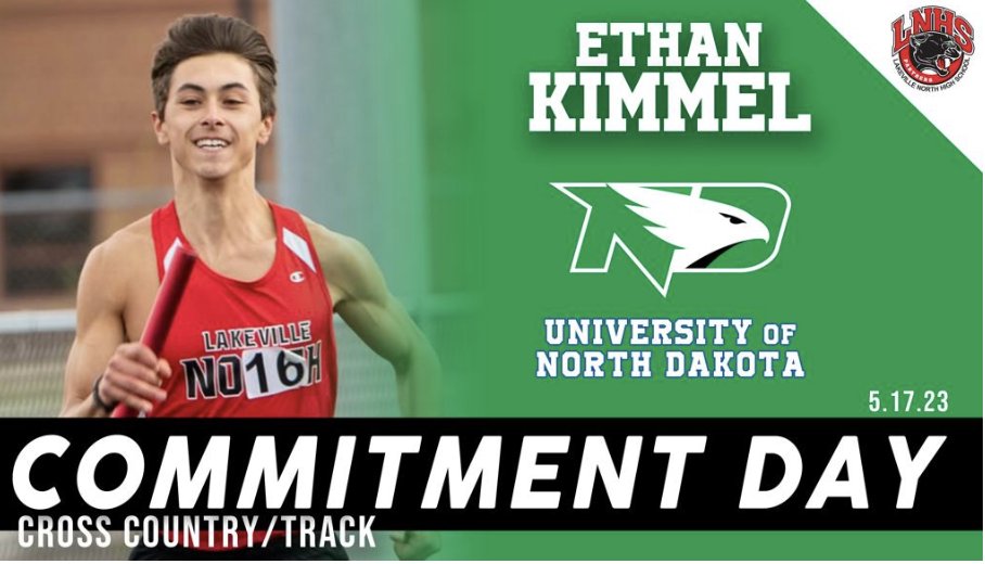 LNHS Track & Field (@lnhs_track) on Twitter photo Congratulations to Ethan Kimmel on signing with UND! <a href="/UNDtrackfieldXC/">North Dakota Track & Field/XC</a> <a href="/LNHS_BoysCC/">LNHS Boys CC</a> Congratulations to Ethan Kimmel on signing with UND! <a href="/UNDtrackfieldXC/">North Dakota Track & Field/XC</a> <a href="/LNHS_BoysCC/">LNHS Boys CC</a>