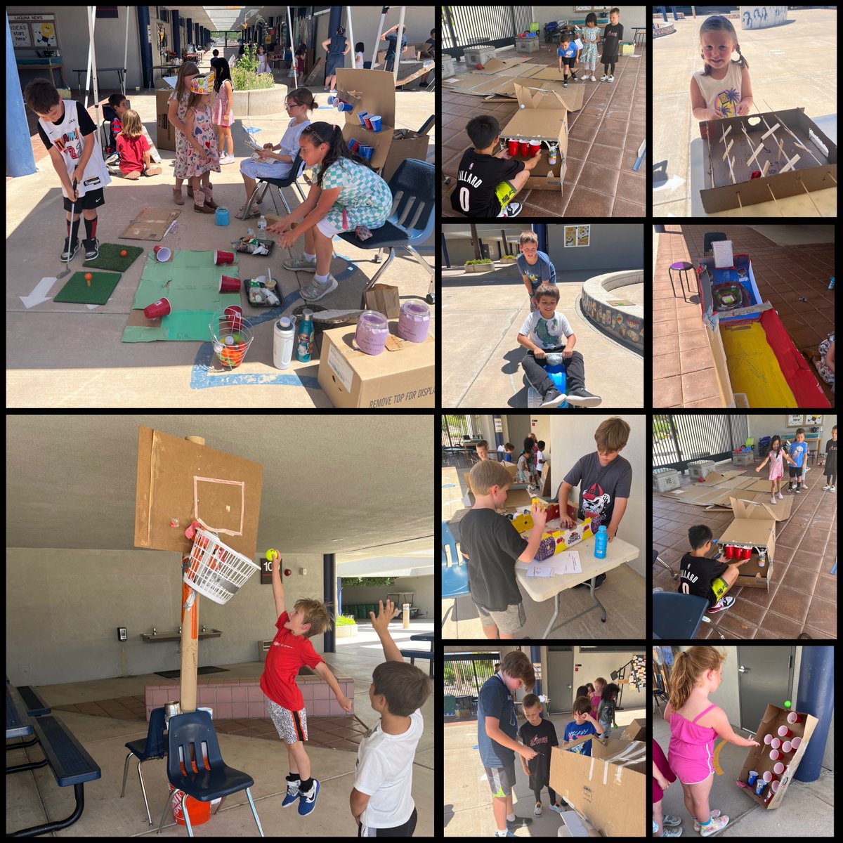 All Laguna Eagles had a chance to check out Mrs. Shamy’s 3rd, 4th, and 5th graders homemade Math Arcade games today! We all had a blast! Thank you, Eagles, for sharing your talents! 💡 #lagunaeagles #giftedandtalented #arcade #homemade #makerspace #steam #susd #BestSchoolEver