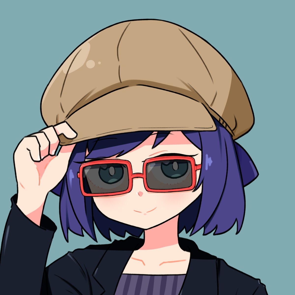 「#絵ーちゃん ホロックスみーてぃんぐ!に出てきた帽子えーちゃんが可愛かったので」|honmirinのイラスト