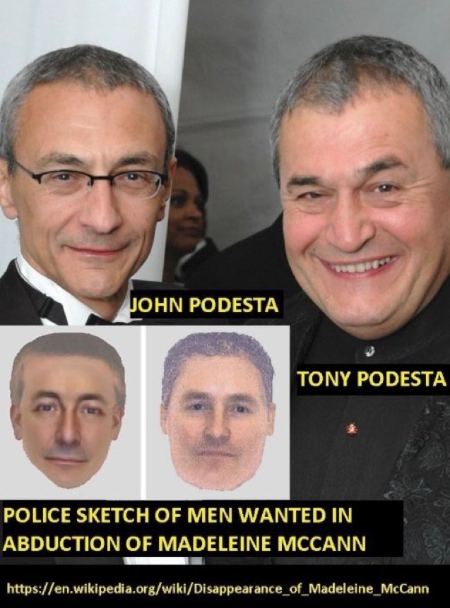 Madeleine McCann is back in the news cycle...... We all know who did it.... The Podesta Brothers!....  #WeWantAnswers
#JohnPodesta #TonyPodesta #SaveTheChildren #MadeleineMcCann #PizzaGate #ClintonFoundation