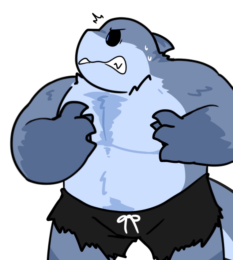Da_WereShark's tweet photo. U!! Yes U!

• 🦈 My name is Bruce! I'm a WereShark!! >:}

- People call me big and fluffy... 😠
- I was told Im 7 ft 
- Am very strong!!
- What's a himbo...?
- Big guy! Totally cool 

This site better be good. >:( https://t.co/nhxSgAAeAE
