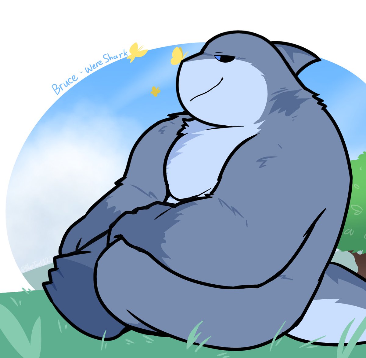 Da_WereShark's tweet photo. U!! Yes U!

• 🦈 My name is Bruce! I'm a WereShark!! >:}

- People call me big and fluffy... 😠
- I was told Im 7 ft 
- Am very strong!!
- What's a himbo...?
- Big guy! Totally cool 

This site better be good. >:( https://t.co/nhxSgAAeAE