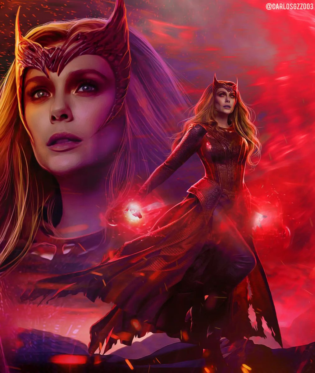The cosplayer.       The character 

#scarletwitch