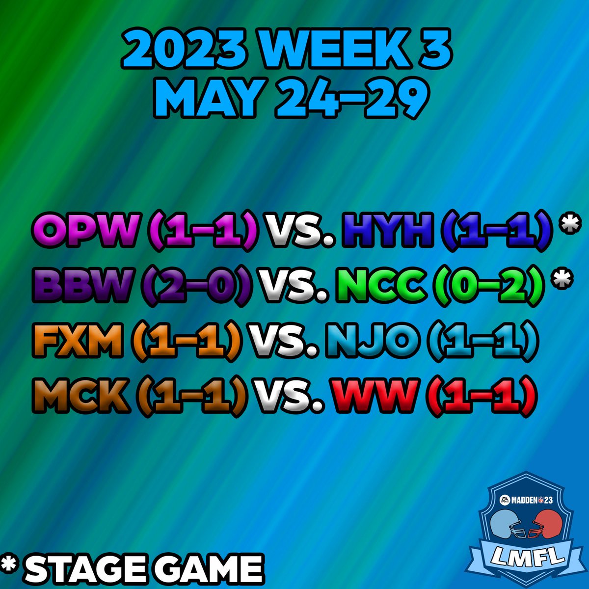 The Larlar Madden Football League 🏈 (WK 2/10) on Twitter "RT