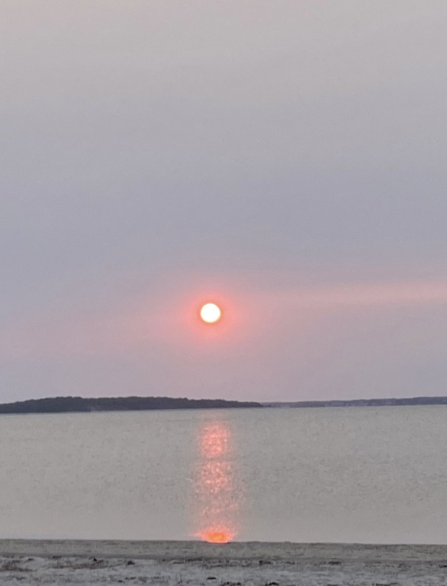 Sunset tonight at Long Beach, Sag Harbor #beach #sunset #hamptons #sagharbor