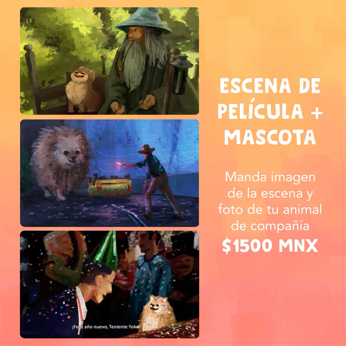 1/2 ¡Comisiones abiertas!
Necesito dinero extra ya que mi perrita Yoko ha presentado molestias en el lomo y rodillas y debe tomar tratamiento para prevenir una operación. 
Ayúdame a compartir ❤️